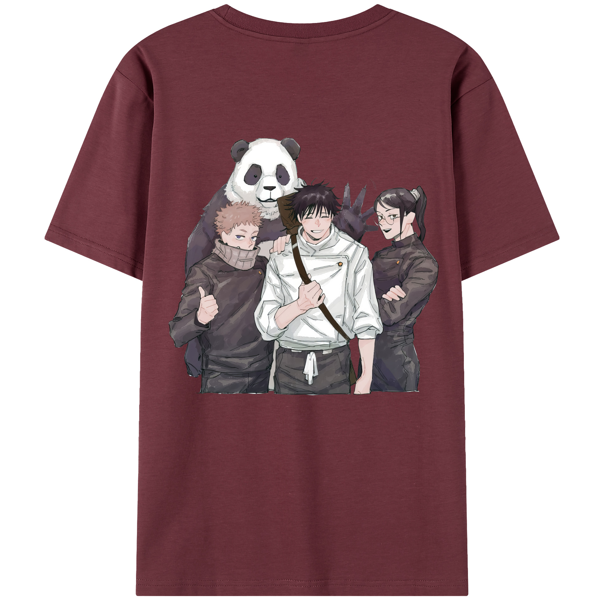（画像用） 呪術廻戦 Jujutsu Kaisen 綿100％半袖Tシャツ（背面プリント）